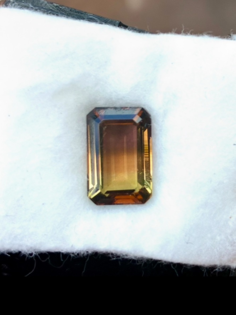 5.34ctw rare color genuine tourmaline gem loose in gem jar